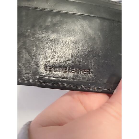 Dockers Mens Leather BiFold Wallet Slim Black Retro W/Case NEW Slim Fold - Picture 8 of 11